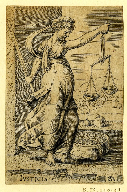 Justitia (Justice) a Cornelis Massys
