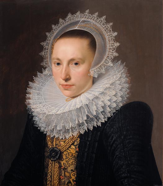 Portrait of a Lady a Cornelis van der Voort