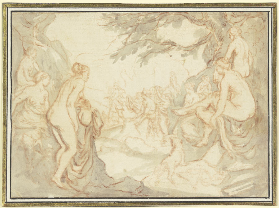 Diana and Actaeon a Cornelis van Poelenburch