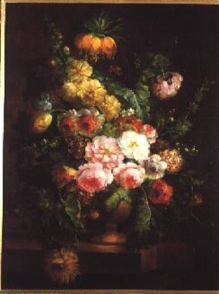 Urn with Flowers a Cornelis van Spaendonck