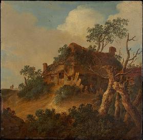 Landscape with Farm House on a Hill