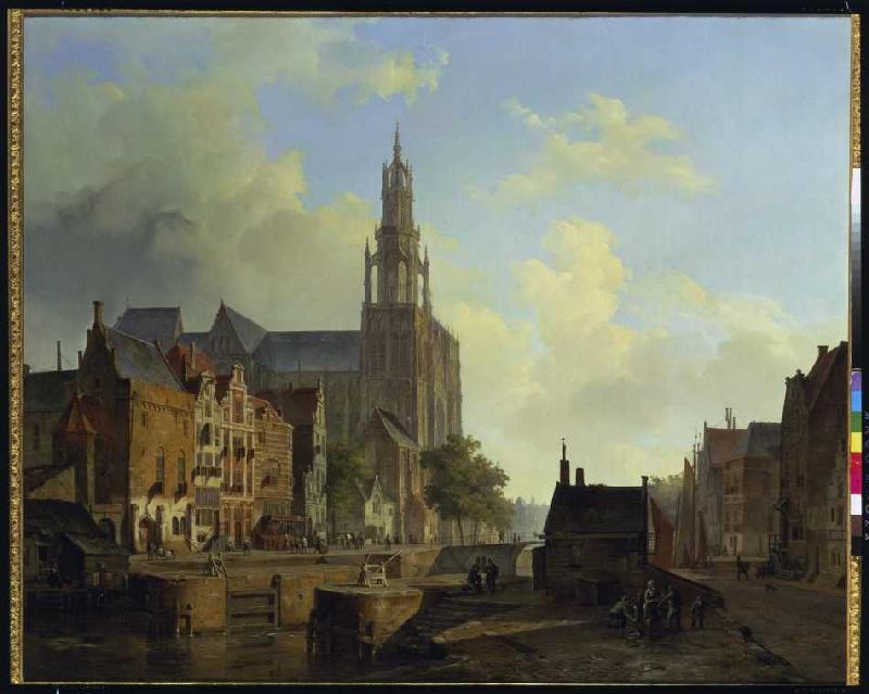 Imagination view of Antwerp a Cornelius Springer