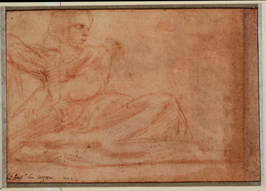 Sitzende Figur nach rechts a Correggio