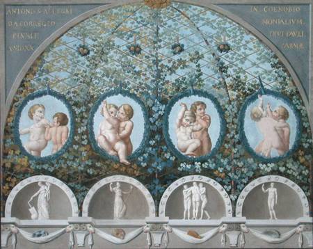 Design for a Ceiling Fresco a Antonio Allegri (detto Correggio)