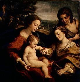 The Mystical Wedding of St. Cathrine of Alexandria a Antonio Allegri (detto Correggio)