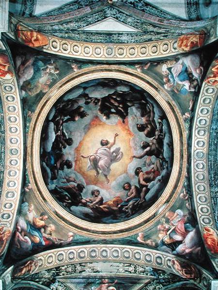 The Vision of St. John on Patmos a Antonio Allegri (detto Correggio)
