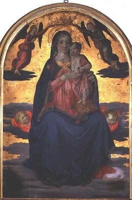 Madonna and Child (tempera on panel) a Cosimo Rosselli