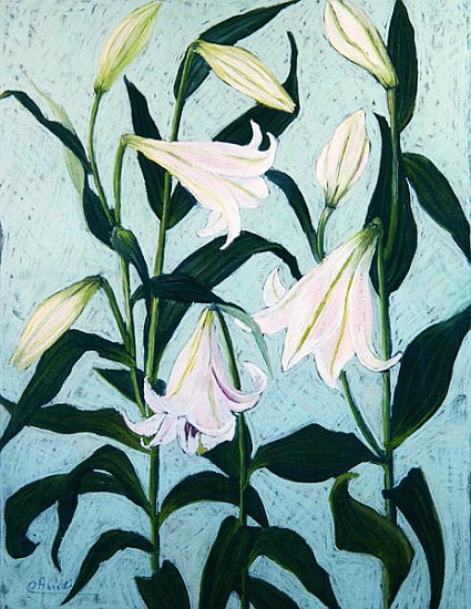 Lilies (pastel on paper)  a Cristiana  Angelini
