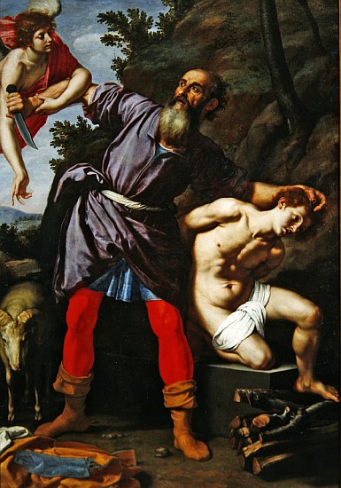 The Sacrifice of Abraham a Cristofano Allori