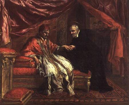 St. Filippo Neri Curing Pope Clemente VIII a Pietro da Cortona,