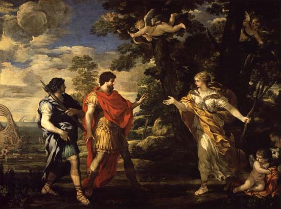 Venus Appearing to Aeneas as a Huntress a Pietro da Cortona,