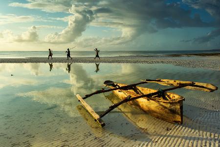 Fishers in Zanzibar, Tanzania