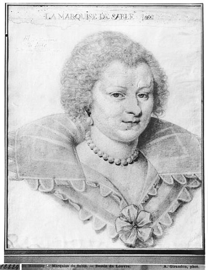 Portrait of Magdeleine de Souvre (1599-1678) Marquise de Sable a Daniel Dumonstier or Dumoustier