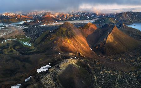 Stunning Views above Iceland