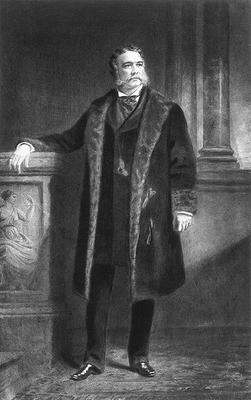 Chester A. Arthur, 21st President of the United States of America, pub. 1901 (photogravure) a Daniel Huntington
