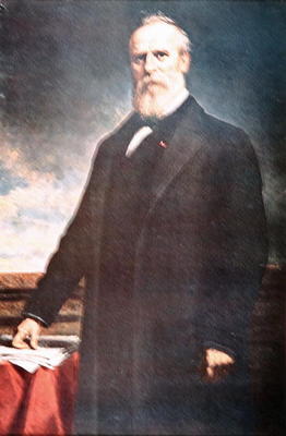 Rutherford B. Hayes (1822-93) (oil on canvas) a Daniel Huntington