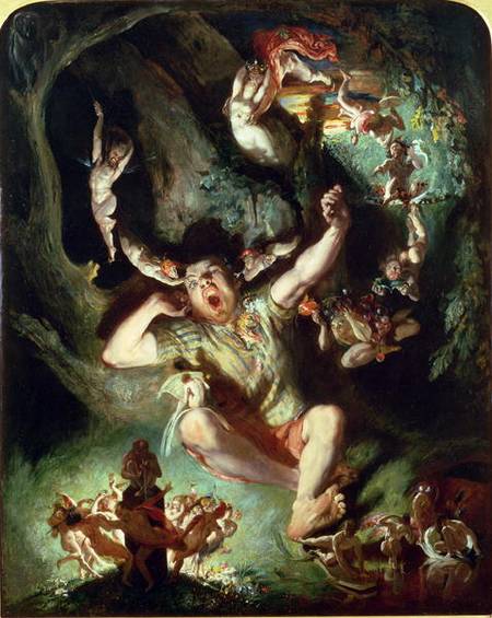 The Disenchantment of Bottom, from 'A Midsummer Night's Dream' Act IV Scene I a Daniel Maclise