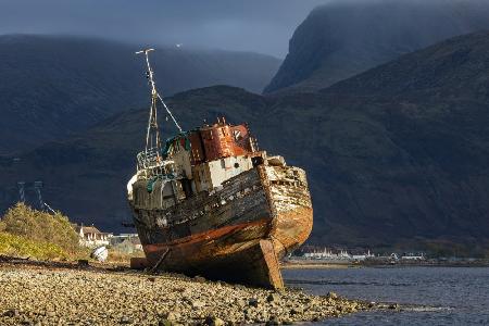 Shipwreck at Corpach