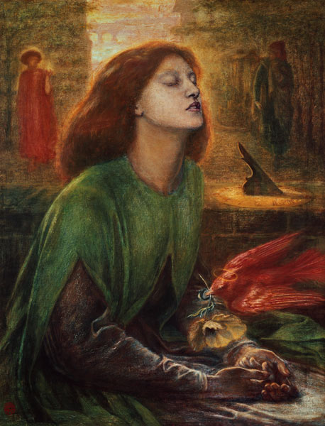 Rossetti / Beata Beatrix / Painting a Dante Gabriel Rossetti