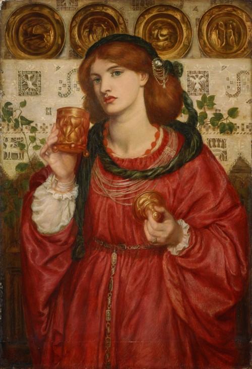 The Loving Cup a Dante Gabriel Rossetti