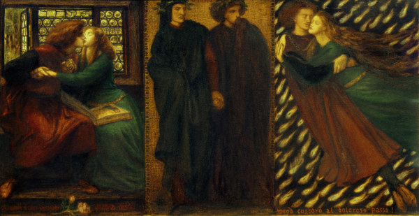 D.G.Rossetti / Paolo and Francesca. a Dante Gabriel Rossetti