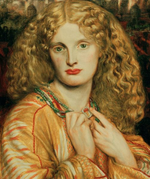D.G.Rossetti, Helen of Troy a Dante Gabriel Rossetti