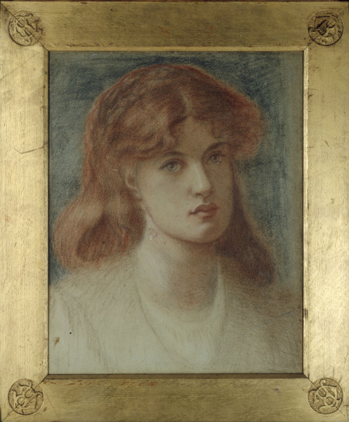 D.Rossetti, Head of a Girl. a Dante Gabriel Rossetti