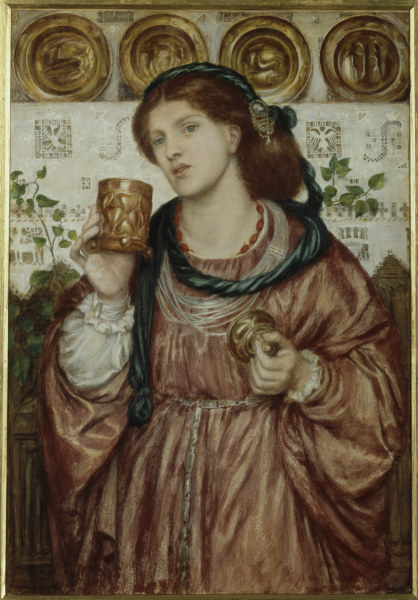 D.Rossetti, The Loving Cup, 1867. a Dante Gabriel Rossetti