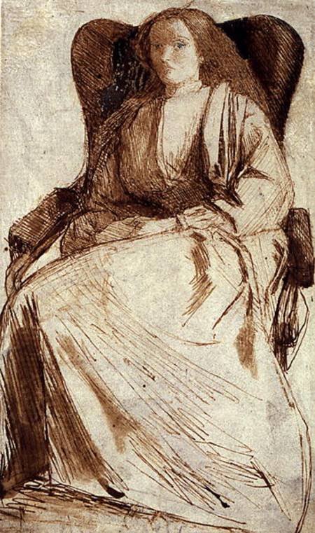 Elizabeth Siddall (d.1862) a Dante Gabriel Rossetti