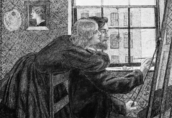 F.Cornforth and G.P.Boyce / D.G.Rossetti a Dante Gabriel Rossetti