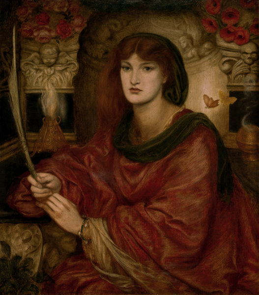 Rossetti / Sibylla Palmifera / Painting a Dante Gabriel Rossetti