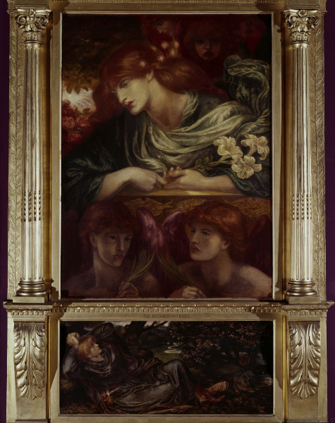 Rossetti / The Blessed Damozel, Painting a Dante Gabriel Rossetti
