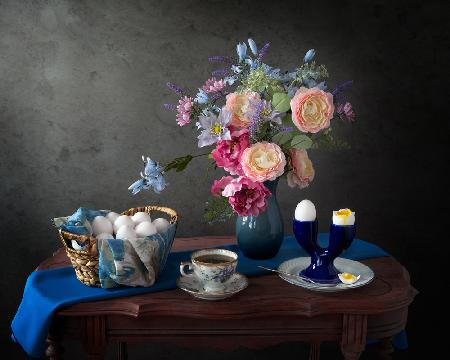 Soft Boiled Eggs Still Life