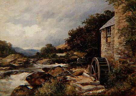 The Mill on the Llugwy, Capel Curig a David Bates