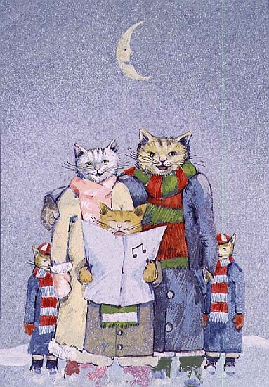 Caroling Cats  a David  Cooke