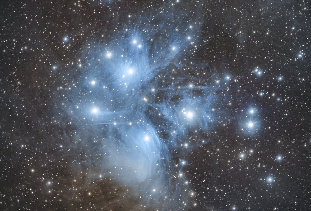 There Pleiades nebula a David Dayag