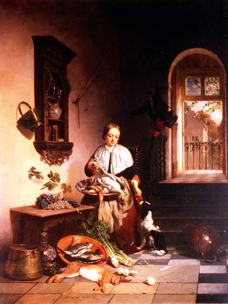 In The Kitchen a David Emil Joseph de Noter