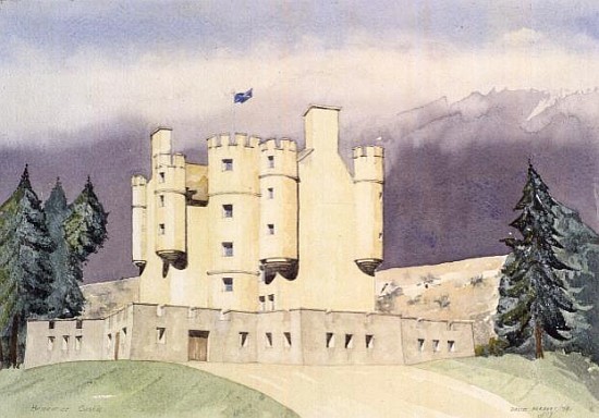 Braemar Castle, 1994 (w/c)  a David  Herbert