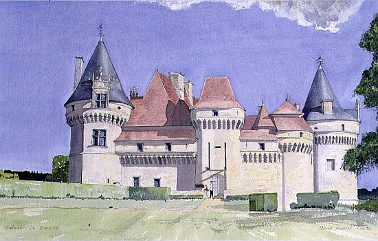 Chateau de Bannes, 1996 (w/c)  a David  Herbert