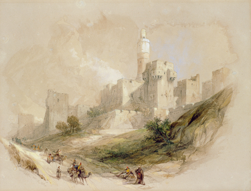 Jerusalem and the Tower of David a David Roberts