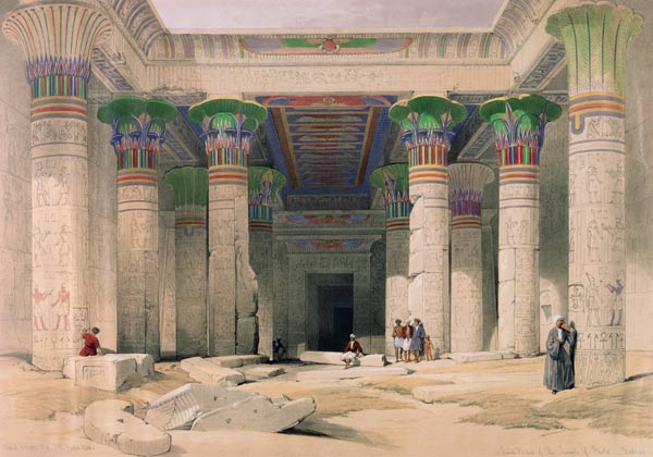 Grand Portico of the Temple of Philae, Nubia, from ''Egypt and Nubia''; engraved by Louis Haghe (180 a David Roberts