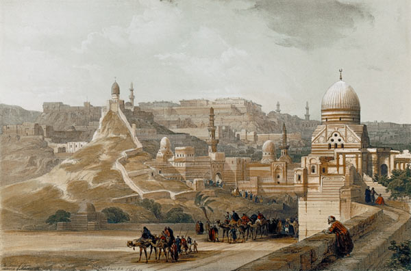The Citadel of Cairo, from Egypt and Nubia, Vol.3 (litho) a David Roberts