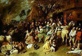 The sufferings of the farmers (looting) a David Ryckaert III.