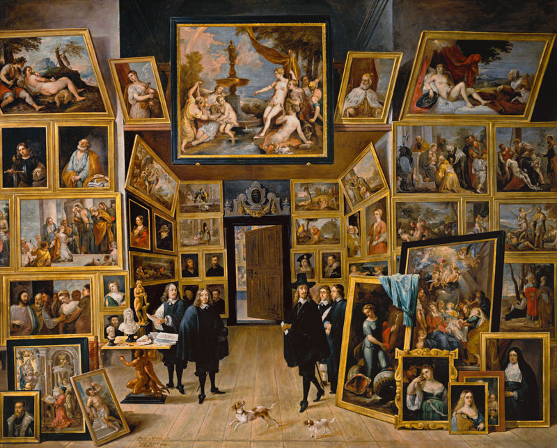 The archduke Leopold Wilhelm in his picture gallery to Brussels a David Teniers