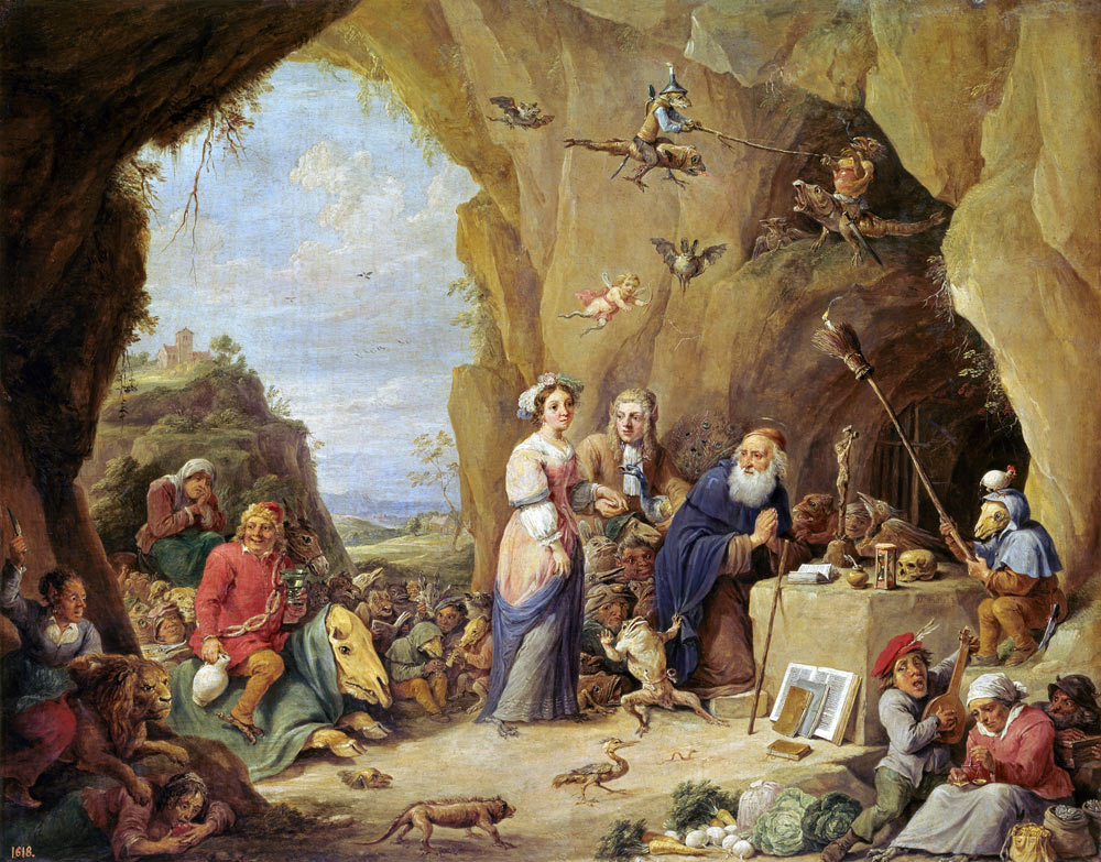 The Temptation of Saint Anthony a David Teniers