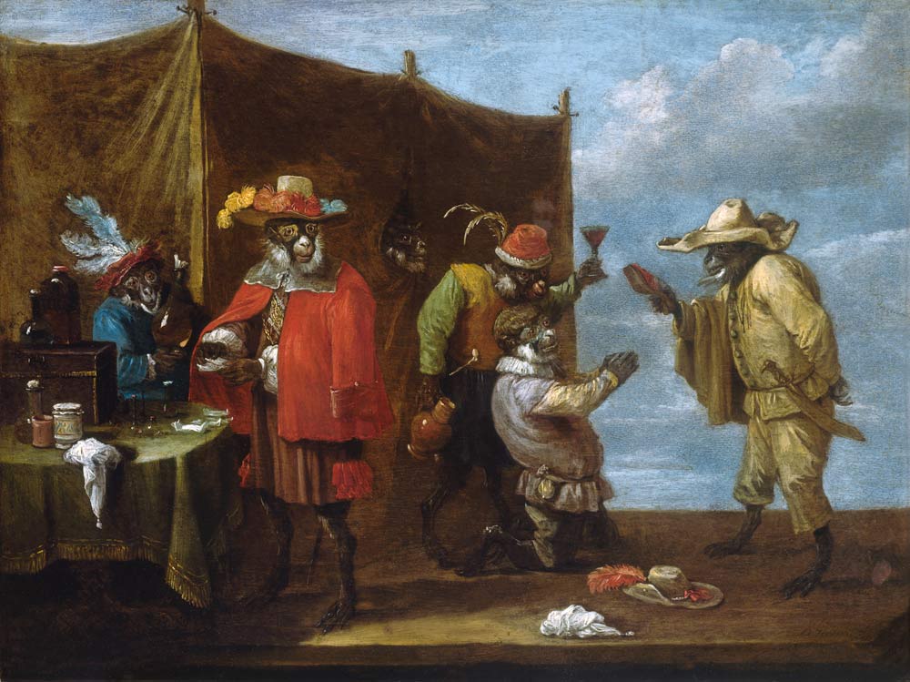 Singerie a David Teniers
