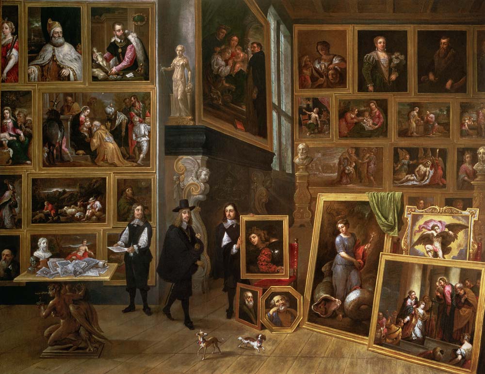 The Picture Gallery of Archduke Leopold Wilhelm (1614-61) a David Teniers