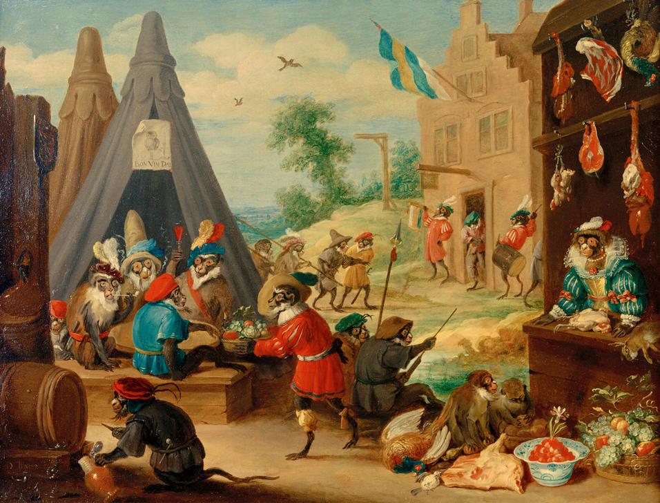 Festival of Monkeys a David Teniers