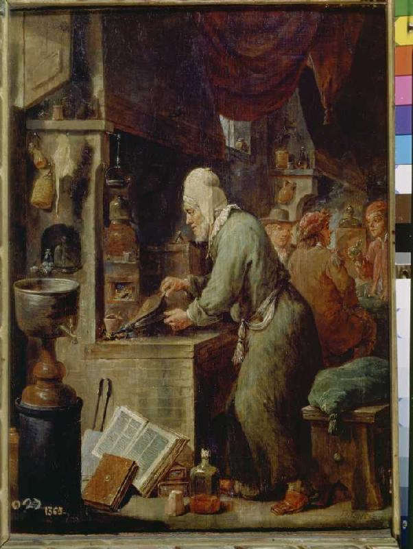 The Alchimist. a David Teniers