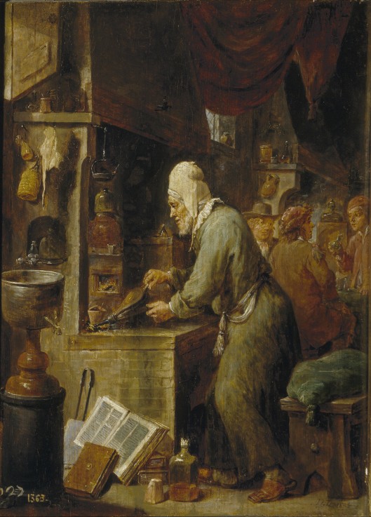 An Alchemist a David Teniers